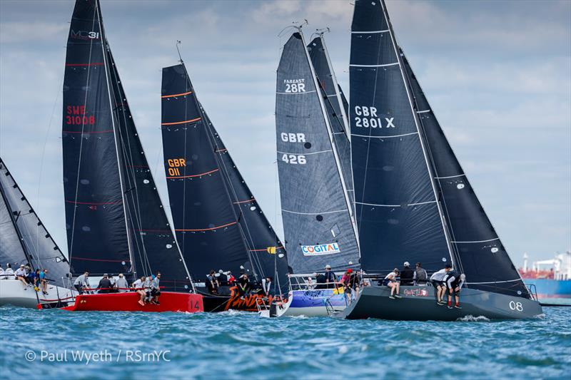 HP30 Start during the Salcombe Gin July Regatta at the Royal Southern YC - photo © Paul Wyeth / RSrnYC