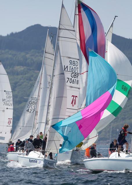 Silvers Marine Scottish Series racing photo copyright Marc Turner / PFM Pictures taken at Clyde Cruising Club and featuring the 707 class