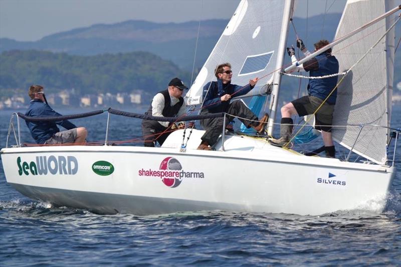 Seaword win the 707 class at the Silvers Marine Scottish Series 2017 photo copyright RibTony taken at Clyde Cruising Club and featuring the 707 class