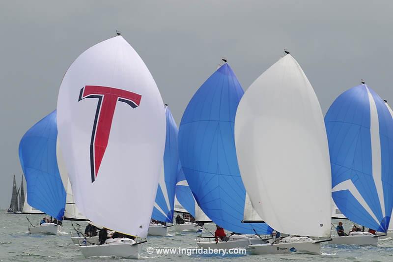 Cowes Week 2021 day 3 photo copyright Ingrid Abery / www.ingridabery.com taken at Cowes Combined Clubs and featuring the 707 class