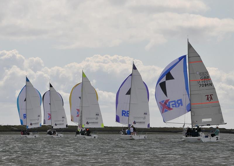 Burnham Week Day 2 photo copyright Alan Hanna taken at Royal Burnham Yacht Club and featuring the 707 class