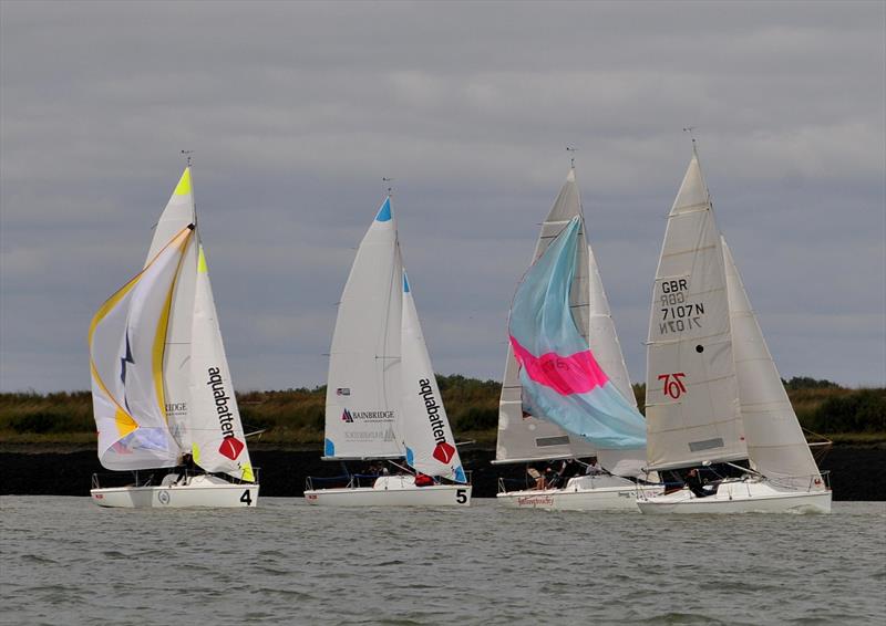 Burnham Week Day 2 photo copyright Alan Hanna taken at Royal Burnham Yacht Club and featuring the 707 class