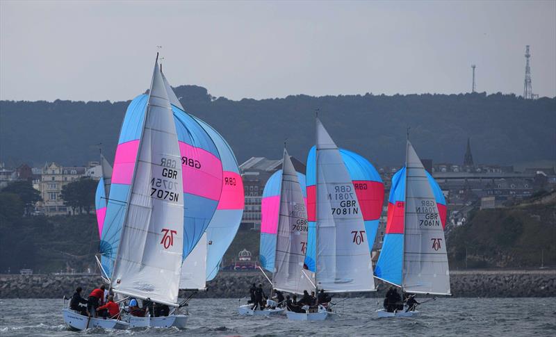 707 and Sonata Northern Championships at Scarborough photo copyright Fred Tiles taken at Scarborough Yacht Club and featuring the 707 class