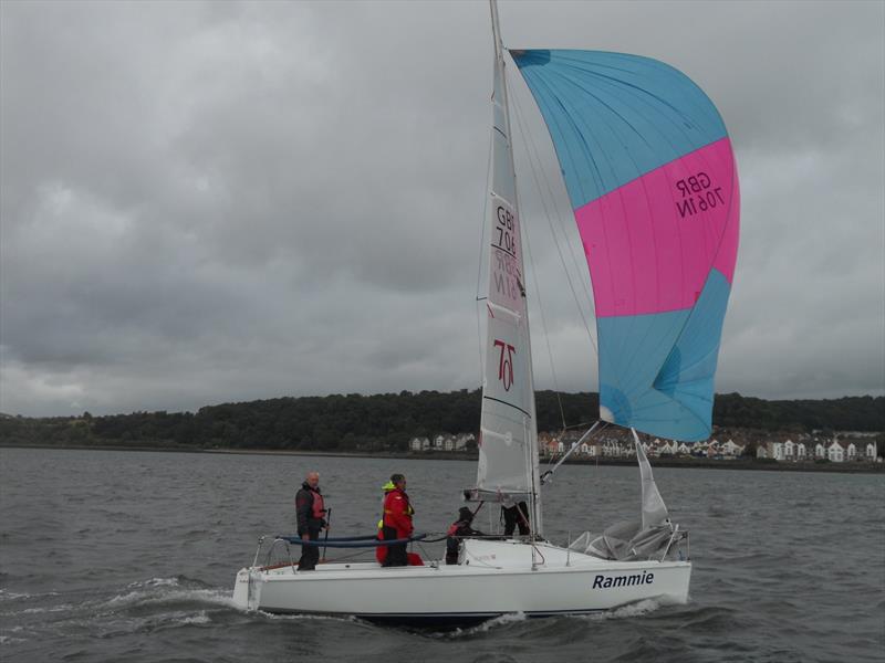 Saturday winners Rammie - Port Edgar Watersports Sprints Slam  photo copyright Ian Robertson taken at Port Edgar Yacht Club and featuring the 707 class