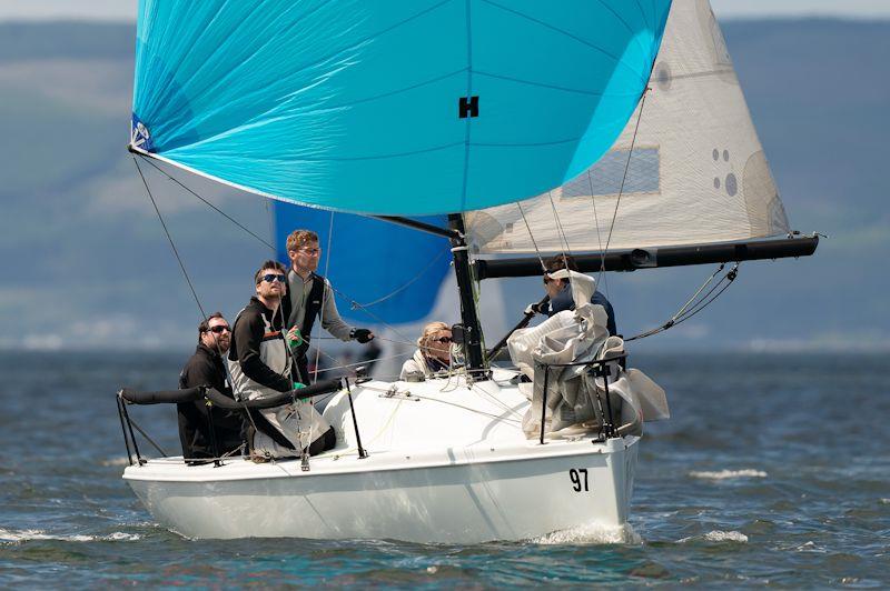 Mad Dog in the Saturn Sails Mudhook Regatta 2021 photo copyright Neill Ross / www.neillrossphoto.co.uk taken at Mudhook Yacht Club and featuring the 707 class