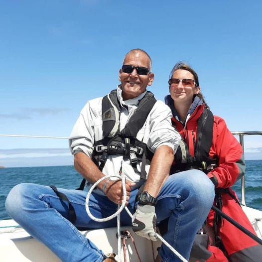 Karen and Bruce Temple photo copyright Scarborough Yacht Club taken at Scarborough Yacht Club and featuring the 707 class