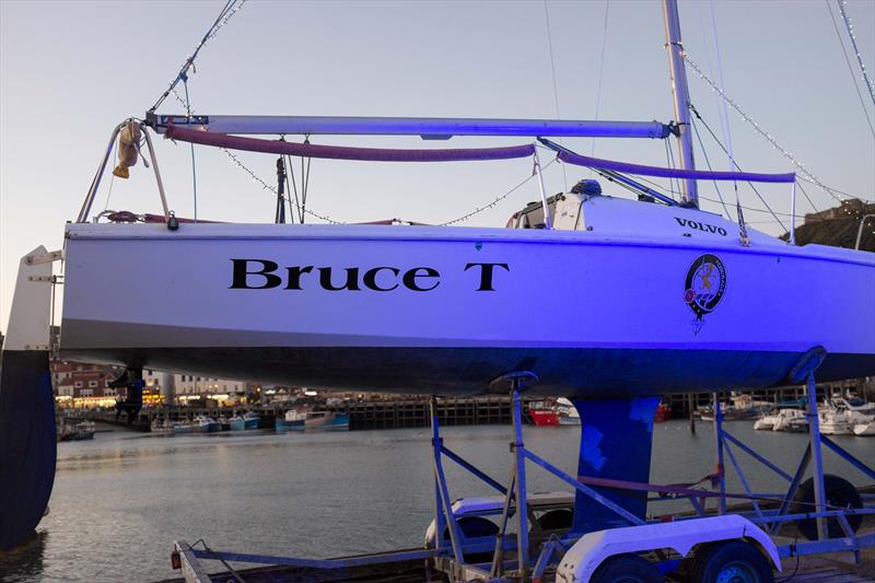 Hunter 707 'Bruce T' Naming Ceremony photo copyright Scarborough Yacht Club taken at Scarborough Yacht Club and featuring the 707 class