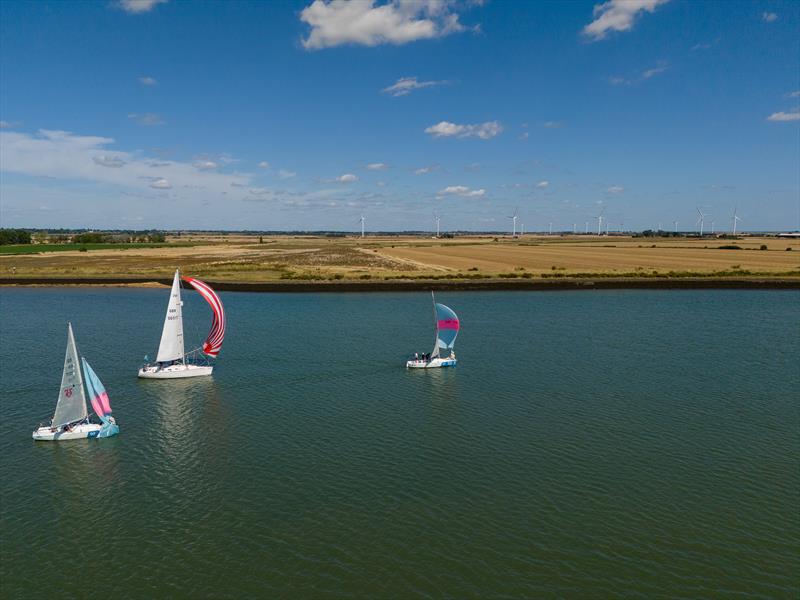 Jack Mills, Outlaw sailing on a chartered Royal Corinthian Yacht Club 707 during the 6th day of Burnham Week 2024 photo copyright Petru Balau Sports Photography / sports.hub47.com taken at Royal Corinthian Yacht Club and featuring the 707 class