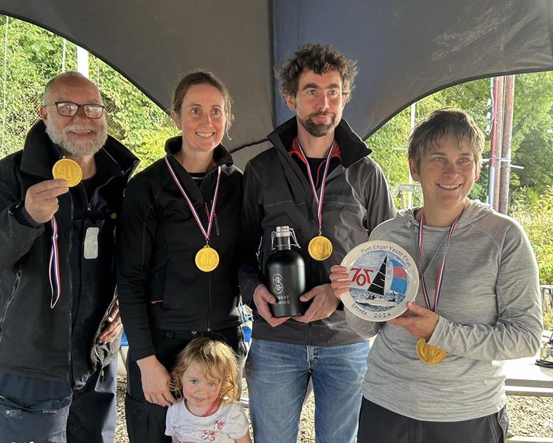 Racing Demon wins he Silver Fleet in the Hunter 707 Sprint event at Port Edgar Yacht Club - photo © Claire Jane