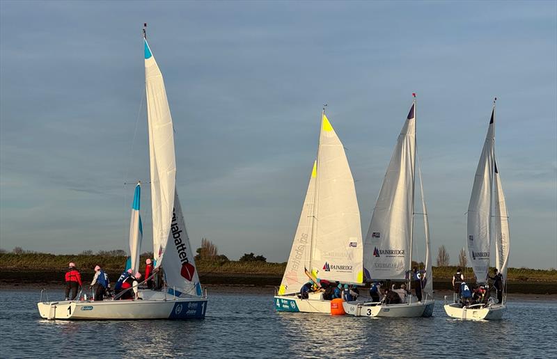 2025/26 University Sailing League Round 2 at Burnham photo copyright Nick Milton taken at Royal Corinthian Yacht Club and featuring the 707 class