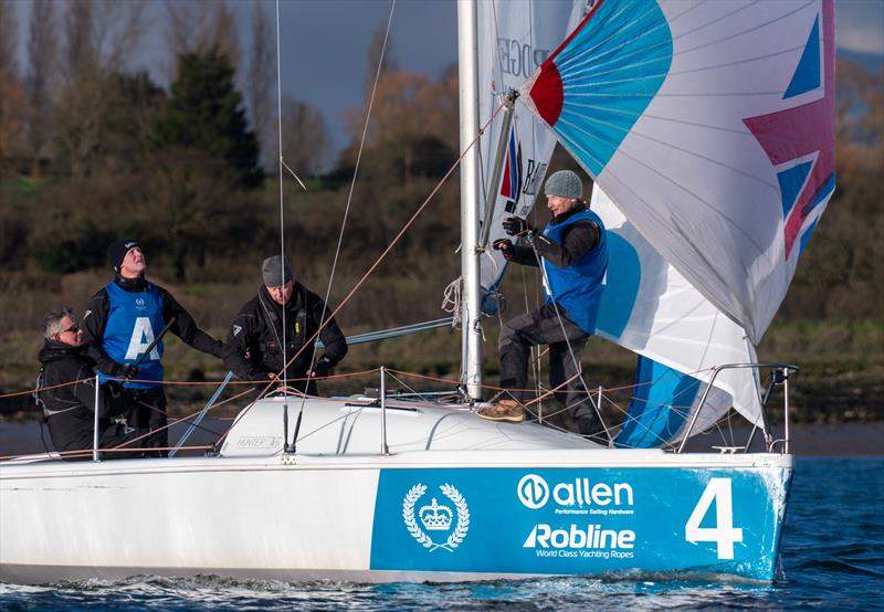 Richard Higgins, Andy Marshall, Hugh Watson and Nick Elder, Hunter 707, sail during the 2026 edition of the Keelboat Endeavour - photo © Petru Balau Sports Photography / sports.hub47.com