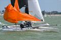 Racing on Saturday in the Wetsuit Outlet Hurricane 5.9 SX Nationals at Thorpe Bay