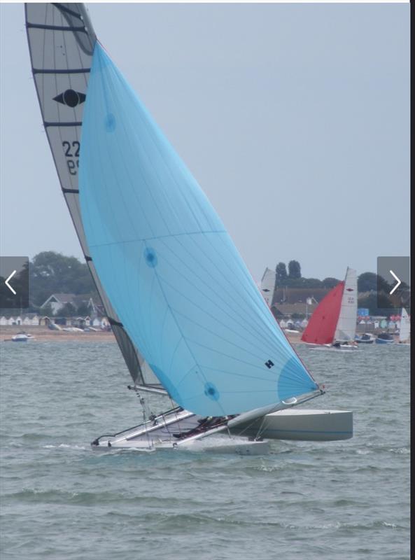Jack Tindale and Hugo Bull win the Hurricane Nationals at Thorpe Bay photo copyright TBYC taken at Thorpe Bay Yacht Club and featuring the Hurricane 5.9 SX class