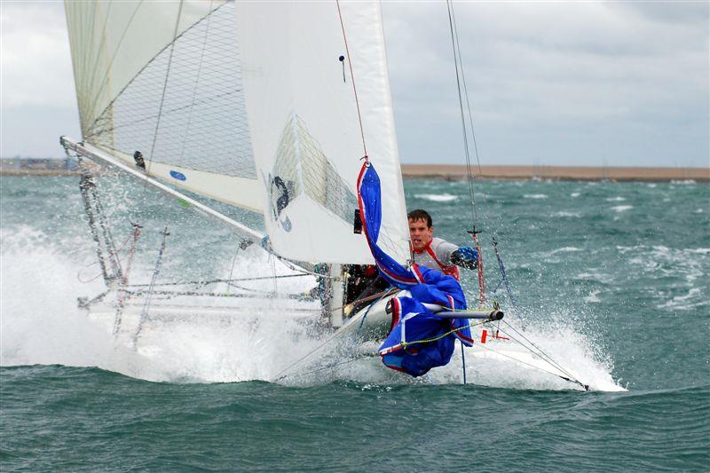 Hurricane 5.9 nationals at Weymouth photo copyright Nick Champion / www.championmarinephotography.co.uk taken at Weymouth & Portland Sailing Academy and featuring the Hurricane 5.9 SX class