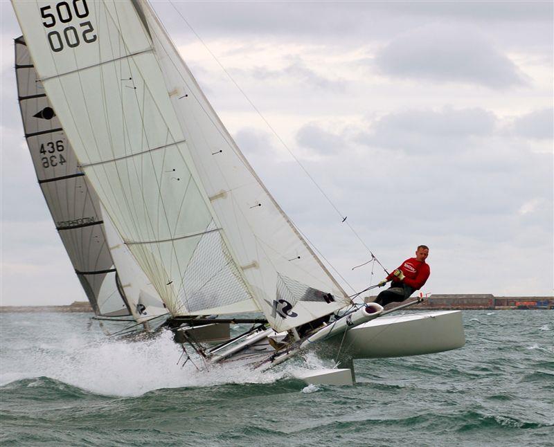 Hurricane 5.9 nationals at Weymouth photo copyright Nick Champion / www.championmarinephotography.co.uk taken at Weymouth & Portland Sailing Academy and featuring the Hurricane 5.9 SX class