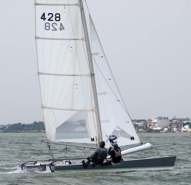 Hurricane 5.9 SX TT at Thorpe Bay photo copyright David Maynard taken at Thorpe Bay Yacht Club and featuring the Hurricane 5.9 SX class