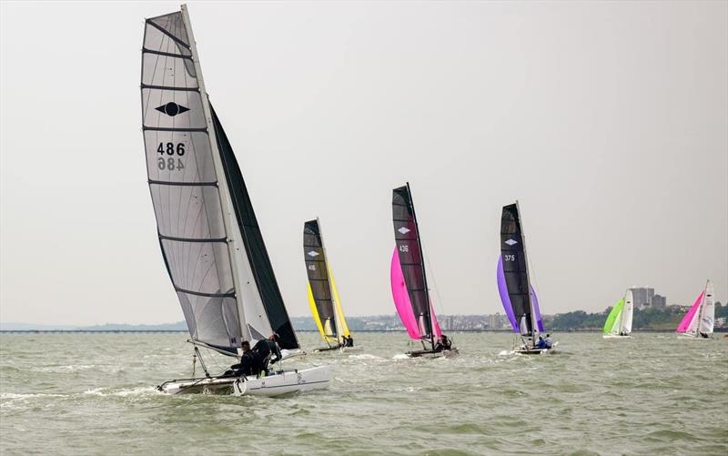 Hurricane 5.9 SX TT at Thorpe Bay photo copyright David Maynard taken at Thorpe Bay Yacht Club and featuring the Hurricane 5.9 SX class