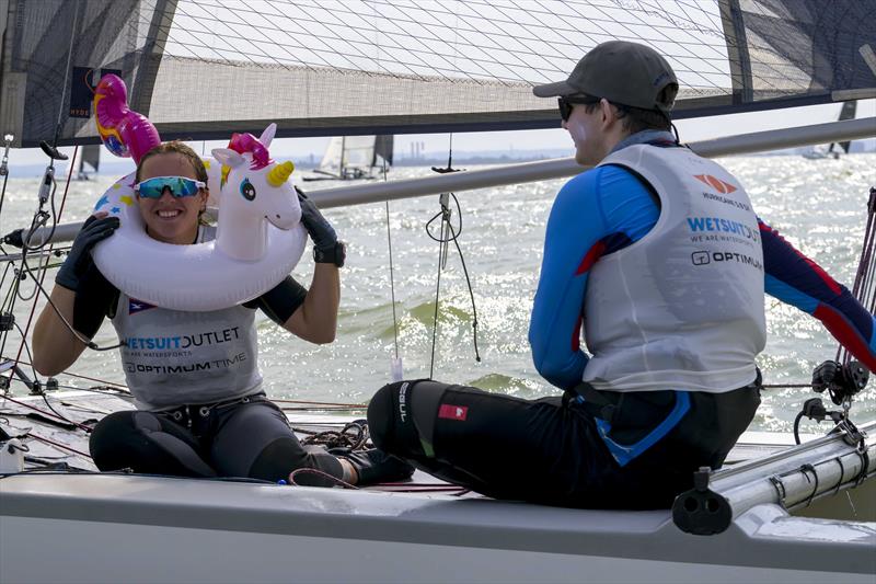 Racing on Saturday in the Wetsuit Outlet Hurricane 5.9 SX Nationals at Thorpe Bay photo copyright David Maynard / www.alleycatphotographer.com taken at Thorpe Bay Yacht Club and featuring the Hurricane 5.9 SX class