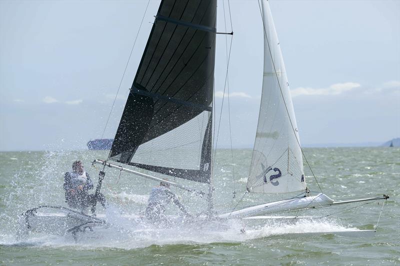 Racing on Saturday in the Wetsuit Outlet Hurricane 5.9 SX Nationals at Thorpe Bay photo copyright David Maynard / www.alleycatphotographer.com taken at Thorpe Bay Yacht Club and featuring the Hurricane 5.9 SX class