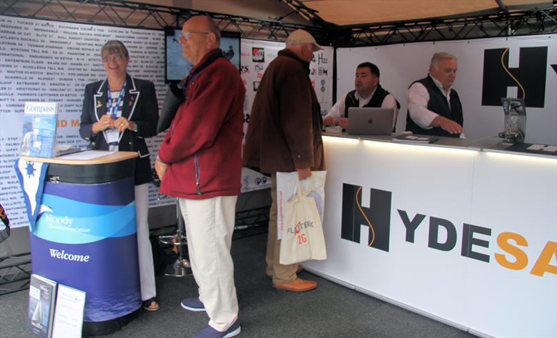 Hyde Sails at TheYachtMarket.com Southampton Boat Show 2017 photo copyright Mark Jardine / YachtsandYachting.com taken at  and featuring the  class