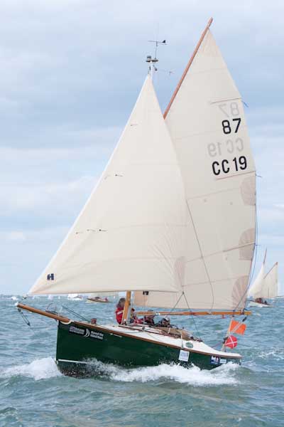 ‘Sea Badger II’ is awarded the Discovery Trophy in the Round the Island race photo copyright David Harding / www.sailingscenes.co.uk taken at  and featuring the  class