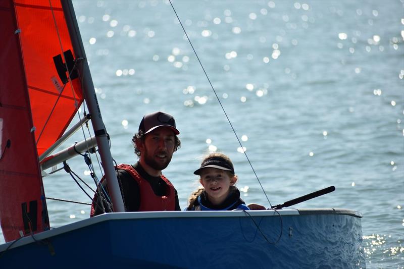 The McGranes between races in their Mirror photo copyright Hyde Sails taken at  and featuring the  class