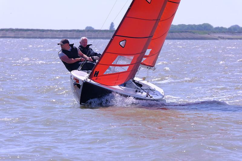 Nigel and Jack Grogan sailing in the Squib Gold Cup in 2022 - photo © Hyde Sails