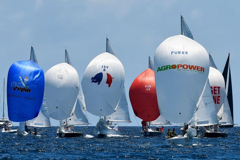 Racecourse action at the St. Thomas Yacht Club's annual St. Thomas International Regatta photo copyright STIR/Dean Barnes taken at St. Thomas Yacht Club and featuring the IC24 class