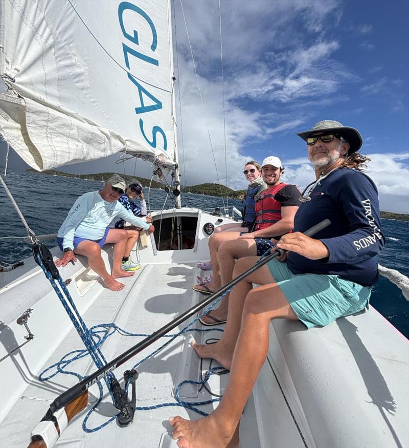 St. Thomas Sailing Center Open House photo copyright Carol Bareuther taken at St. Thomas Sailing Center and featuring the IC24 class