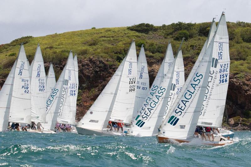 51st St. Thomas International Regatta Day 2: IC24 race start photo copyright STIR / www.ingridabery.com taken at St. Thomas Yacht Club and featuring the IC24 class