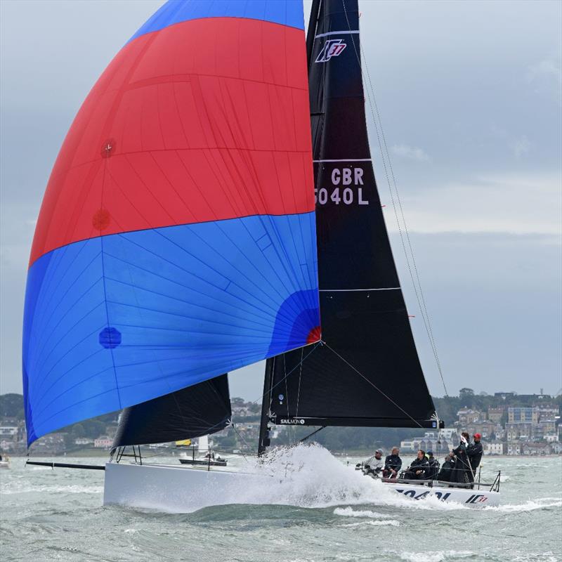 Ian Atkins' Melges IC37 Icy photo copyright John Green taken at Royal Ocean Racing Club and featuring the IC37 class