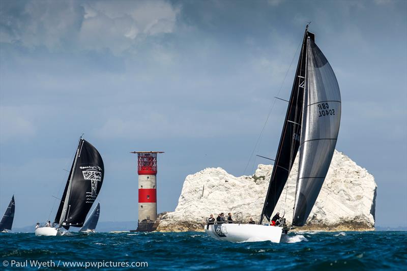 ICY,IC 37, during RORC Race the Wight photo copyright Paul Wyeth / www.pwpictures.com taken at Royal Ocean Racing Club and featuring the IC37 class