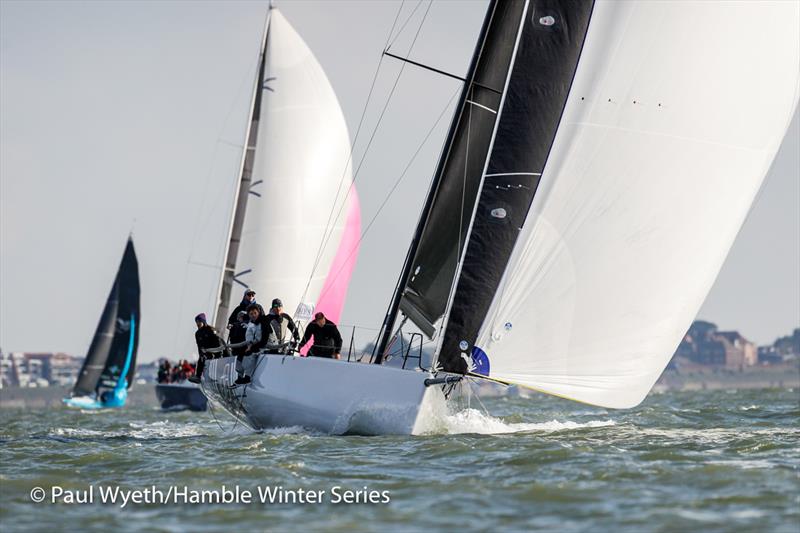 ICY during the HYS Hamble Winter Series week 5 photo copyright Paul Wyeth / www.pwpictures.com taken at Hamble River Sailing Club and featuring the IC37 class