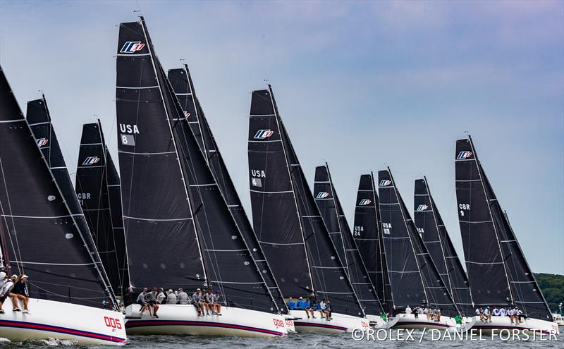 IC37 fleet start at Race Week at Newport presented by Rolex - photo © Rolex / Daniel Forster