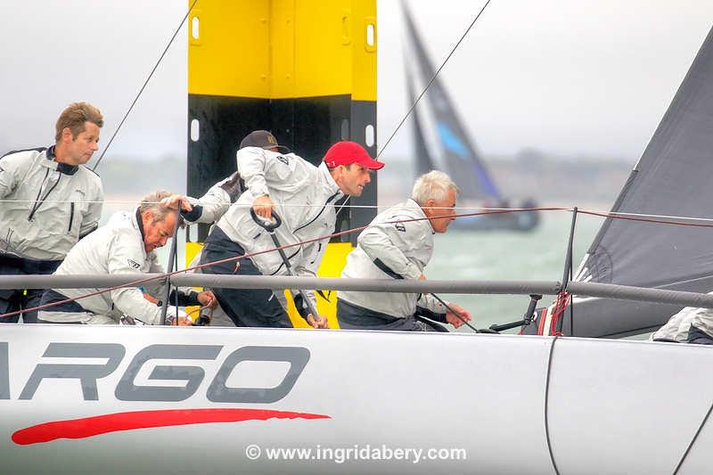 Ben Ainslie steeres Fargo to a Britannia Cup trophy win - Cowes Week day 4 photo copyright Ingrid Abery / www.ingridabery.com taken at Cowes Combined Clubs and featuring the IC37 class