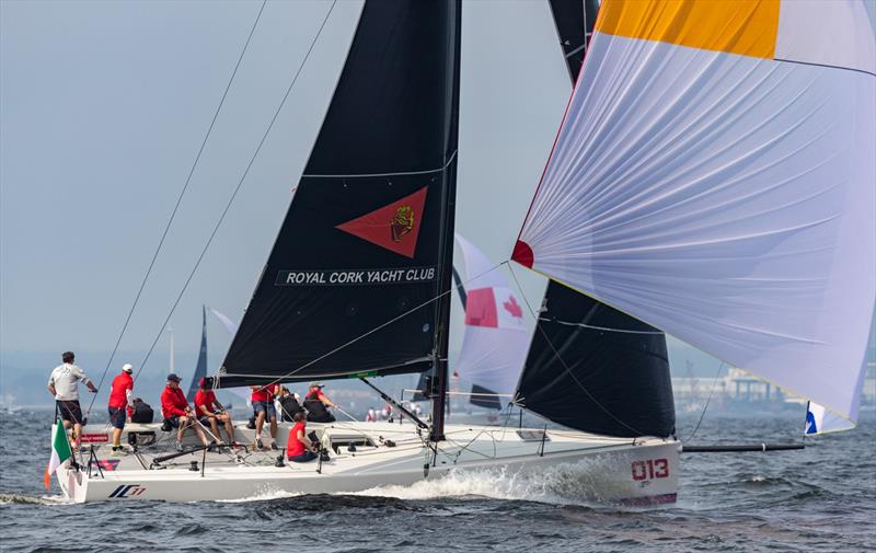 Royal Cork helmsman Anthony O'Leary - Rolex New York Yacht Club Invitational Cup photo copyright Rolex / Daniel Forster taken at New York Yacht Club and featuring the IC37 class