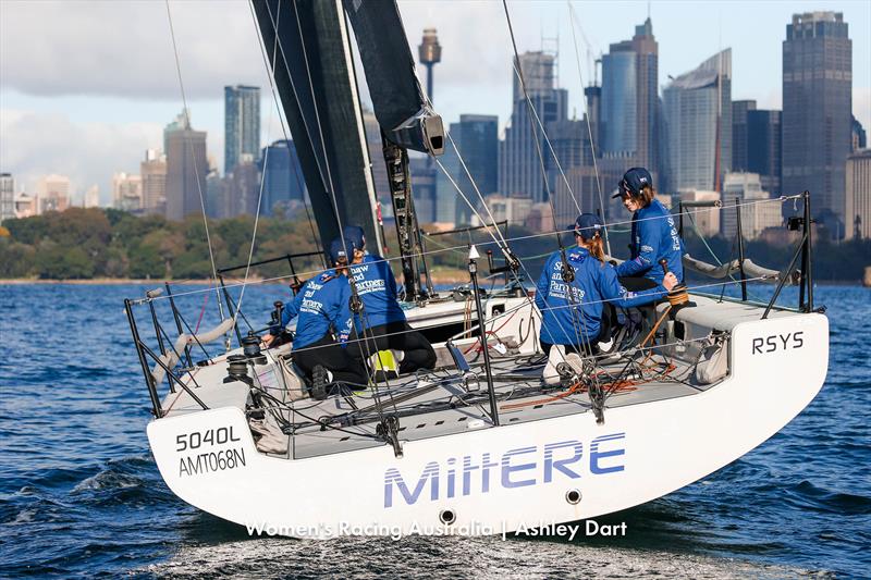Women Racing team training on Sydney Harbour photo copyright Ashley Dart taken at Royal Prince Alfred Yacht Club and featuring the IC37 class