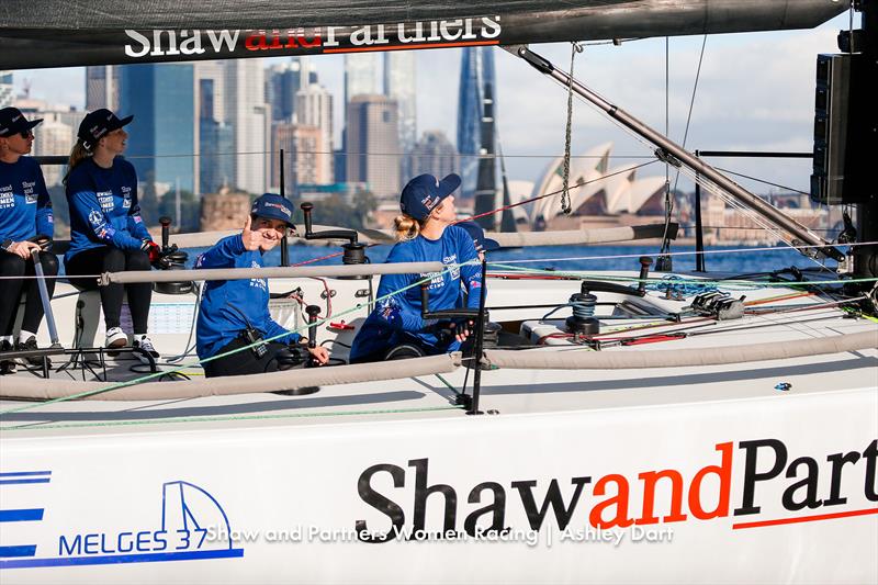 Shaw and Partners Women Racing photo copyright Ashley Dart taken at Royal Prince Alfred Yacht Club and featuring the IC37 class