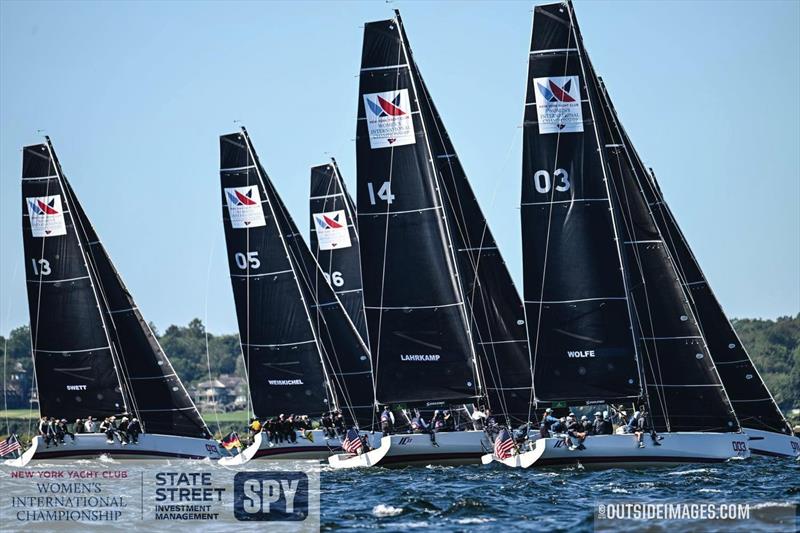 Practice racing ahead of the inaugural NYYC Women's International Championship - photo © Paul Todd / www.outsideimages.com