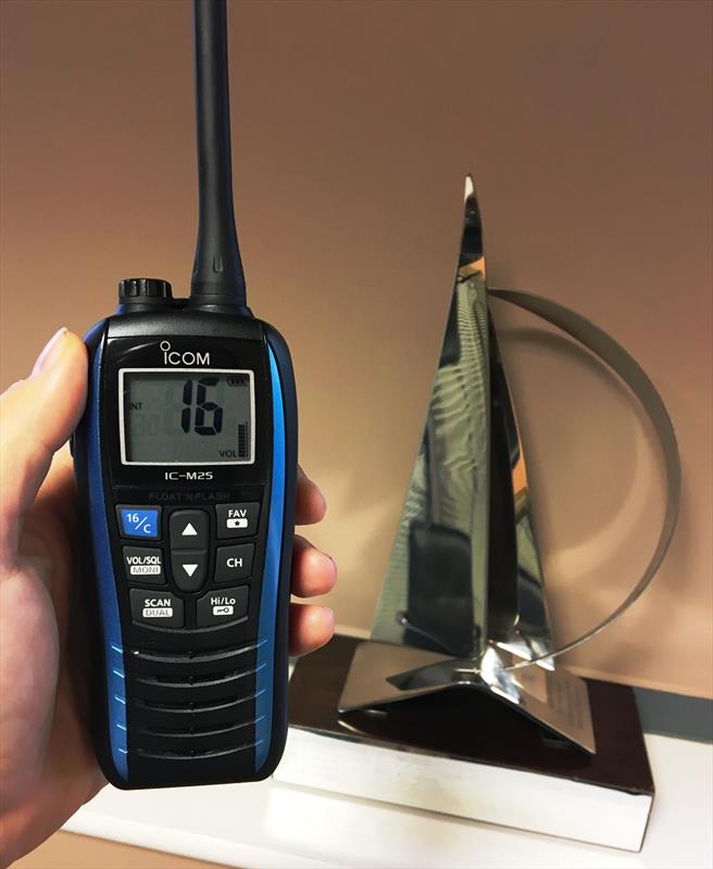 Icom's IC-M25EURO wins BMEEA Product of the Year photo copyright ICOM UK taken at  and featuring the  class