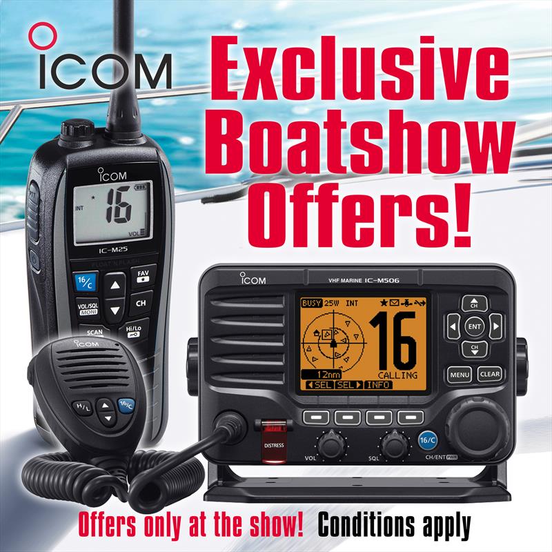 Exclusive Icom London Boat Show 2018 offers photo copyright Icom UK taken at  and featuring the  class