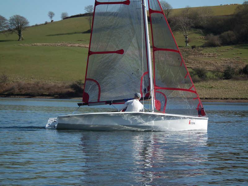 Exmoor Beastie at Wimbleball photo copyright Roger Battersby taken at Wimbleball Sailing Club and featuring the Icon class