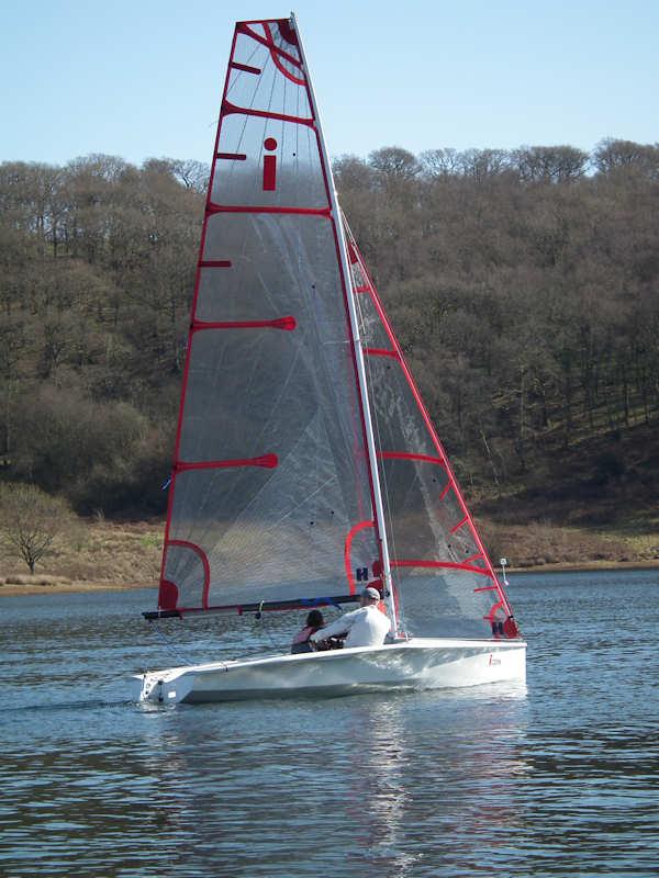 Exmoor Beastie at Wimbleball photo copyright Roger Battersby taken at Wimbleball Sailing Club and featuring the Icon class