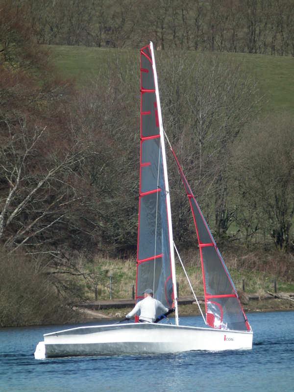 Exmoor Beastie at Wimbleball photo copyright Roger Battersby taken at Wimbleball Sailing Club and featuring the Icon class