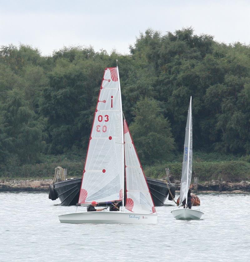 The 2013 Battle of the Classes race at the PSP Southampton Boat Show is abandoned due to no wind photo copyright Mark Jardine taken at  and featuring the Icon class