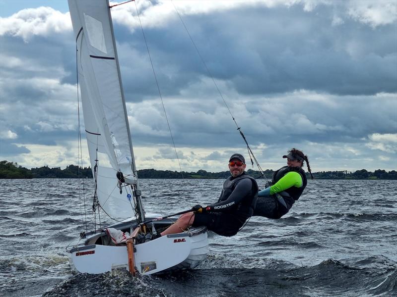 Simon Revill and Orla Doogue win the 2023 IDRA 14 Championship at Lough Ree - photo © David Dickson