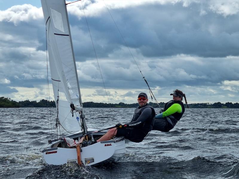 Simon Revill and Orla Doogue win the 2023 IDRA 14 Championship at Lough Ree - photo © David Dickson