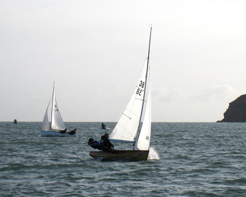 IDRA 14 Alan Carr during the New Year's Day racing at Howth Yacht Club photo copyright Neil Murphy taken at Howth Yacht Club and featuring the IDRA 14 class