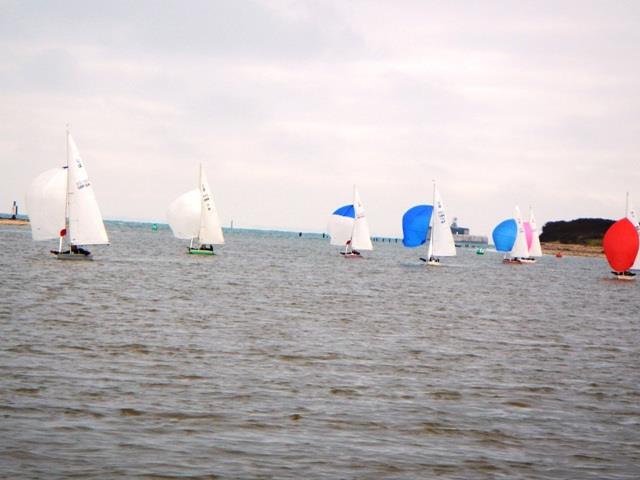 What a difference 24 hours can make during the Bembridge Illusions Icebreaker photo copyright Mike Samuelson taken at Bembridge Sailing Club and featuring the Illusion class