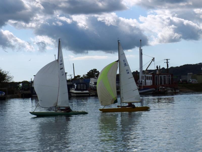 The Illusion season starts at Bembridge with the Flying Dutchman Trophy photo copyright Mike Samuelson taken at Bembridge Sailing Club and featuring the Illusion class